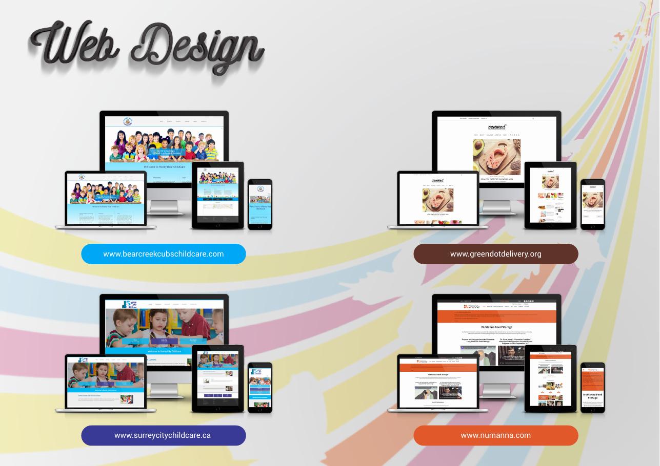 Responsive website work from the Enanto portfolio