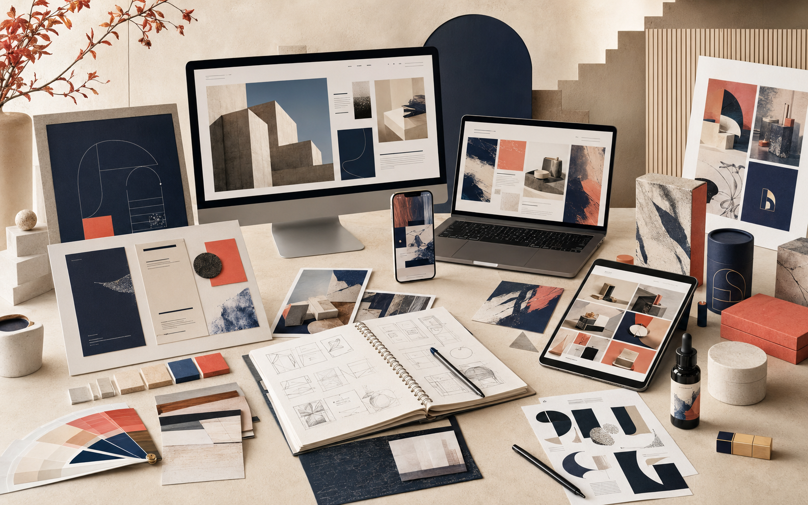 A collection of Enanto website, brand and campaign design work